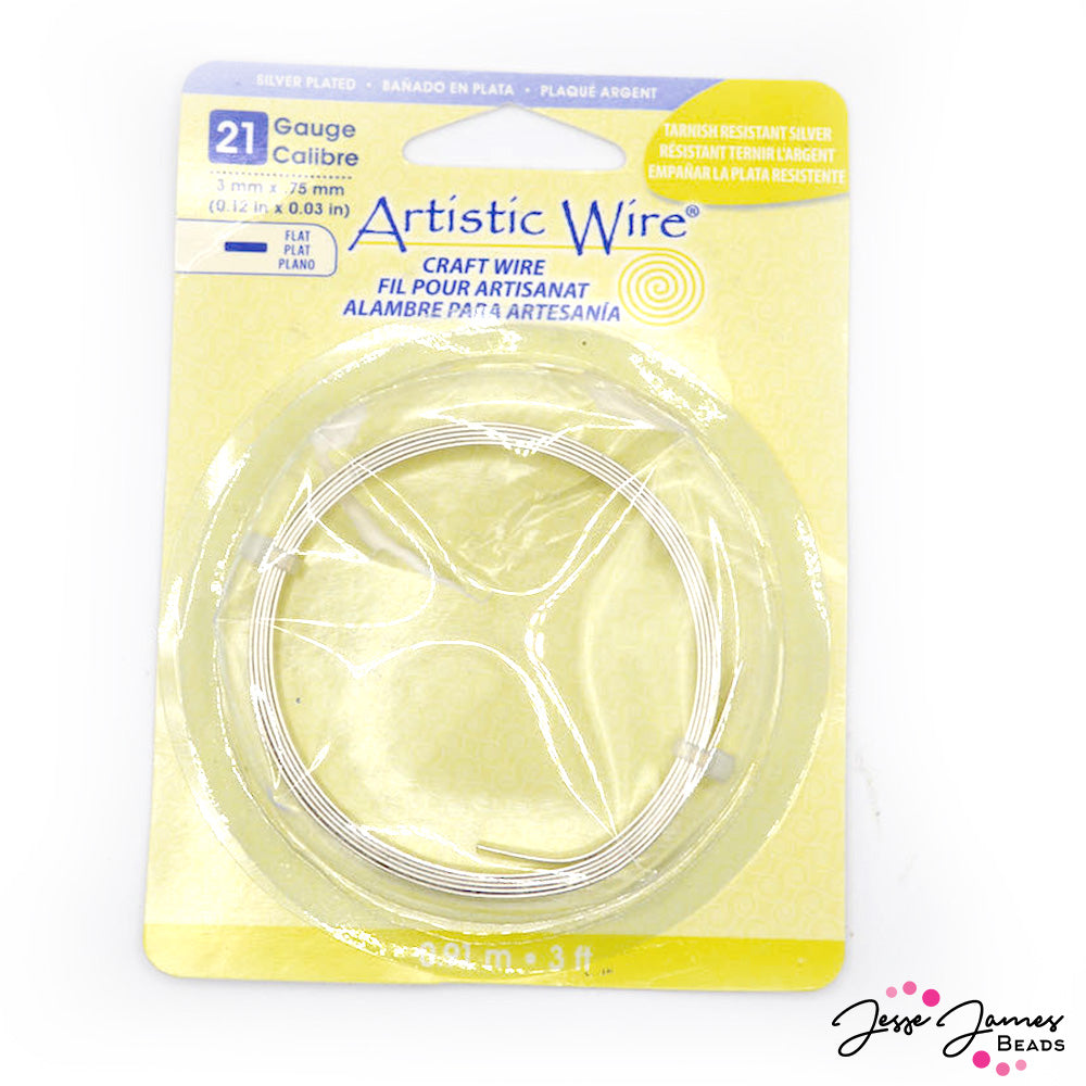 Beadalon 21 Gauge Craft Wire in Silver