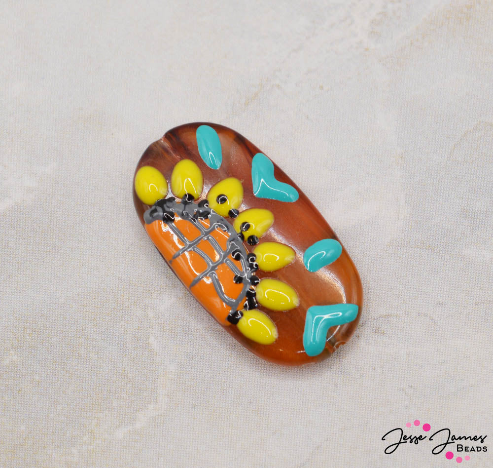 Sunrise & Shine Resin Focal Bead