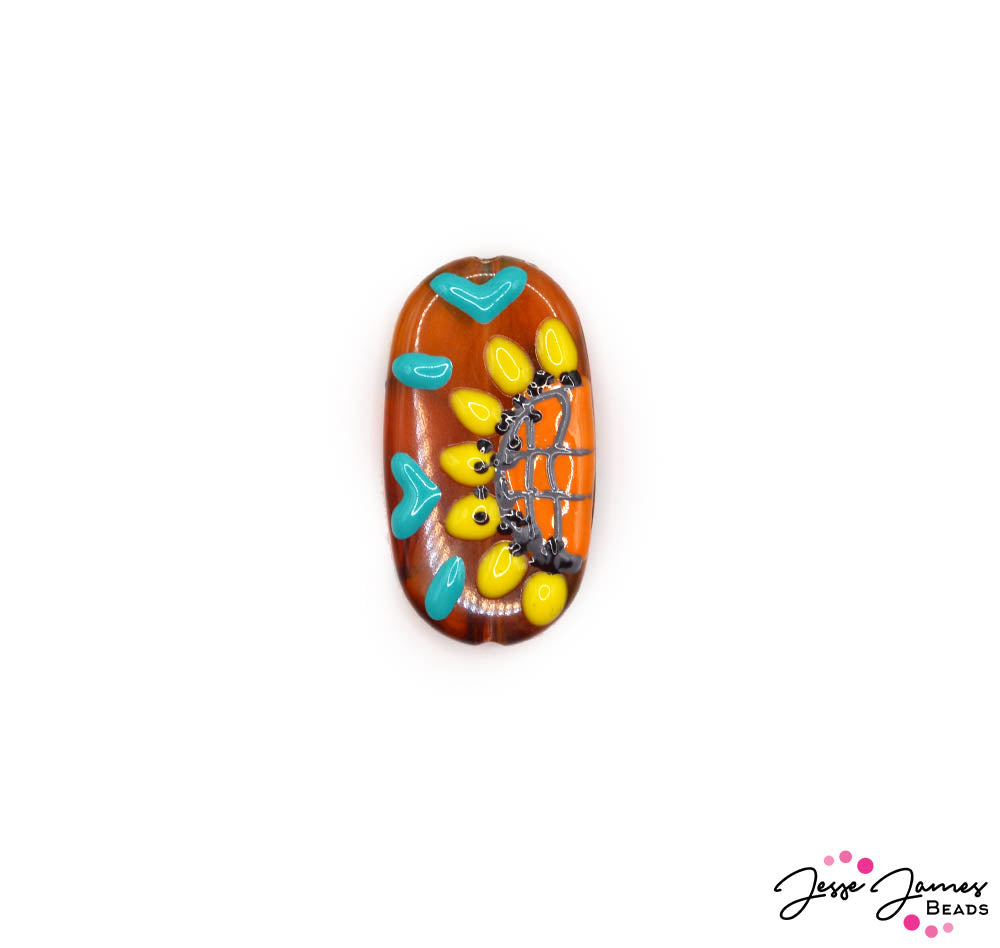 Sunrise & Shine Resin Focal Bead