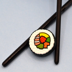 Sushi Roll Silicone Focal Bead