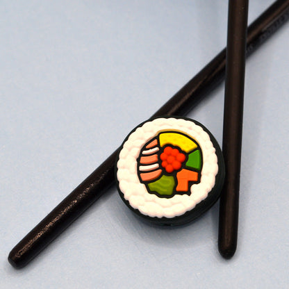 Sushi Roll Silicone Focal Bead