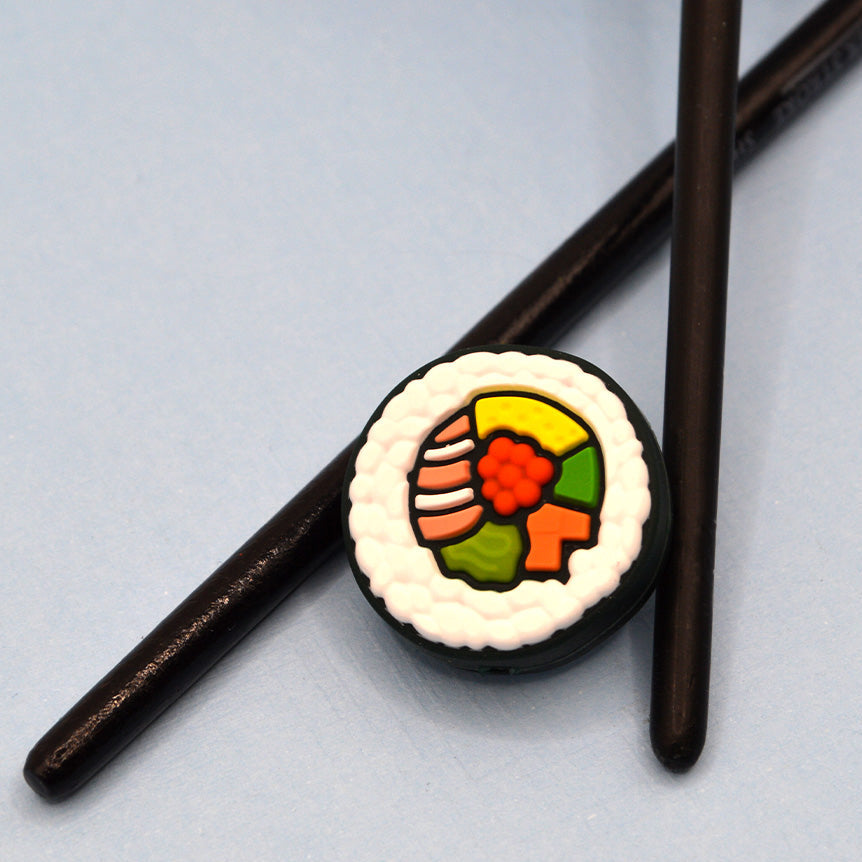Sushi Roll Silicone Focal Bead