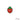 Sweet Strawberry Silicone Focal Bead