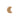 Tan Floral Moon Silicone Focal Bead