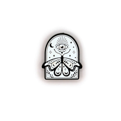 Tarot Card Butterfly Silicone Focal Bead