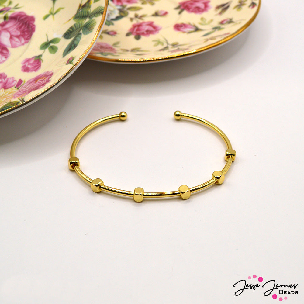 The Essential Cuff 18K Gold Bracelet Blank