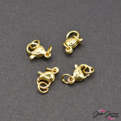 The Golden Claw Lobster Clasp Set