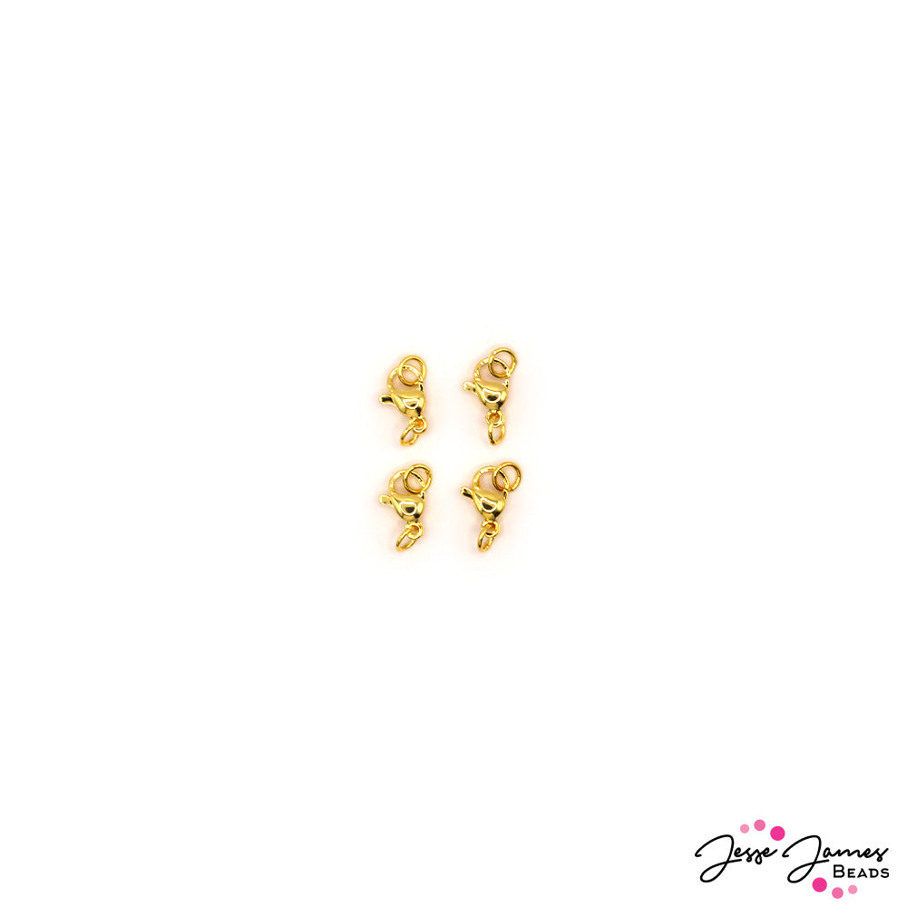 The Golden Claw Lobster Clasp Set