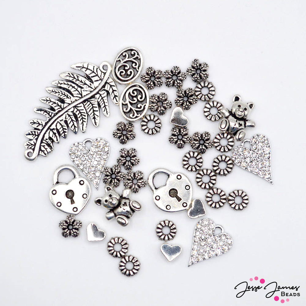 JJB x TierraCast Metal Bead Mix in Silver