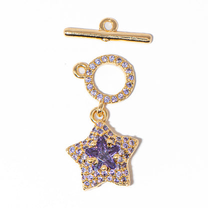 Toggle Clasp in Star Bright