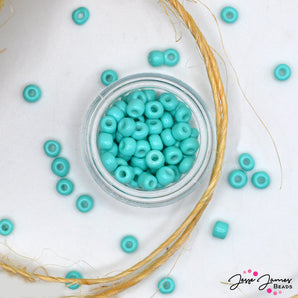 JJB 6/0 Seed Beads In Aqua Splash