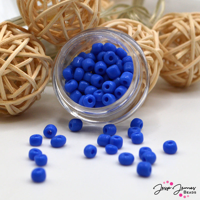 JJB 6/0 Seed Beads In Sapphire Dreams