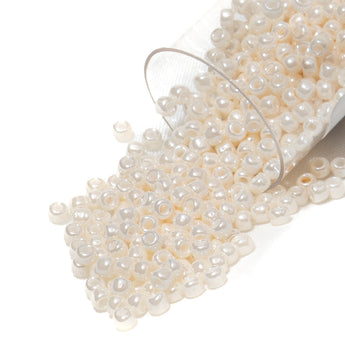 TOHO Glass 11/0 Seed Beads in Light Cream