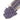 TOHO Glass 11/0 Seed Beads in Marbled Purple Posies