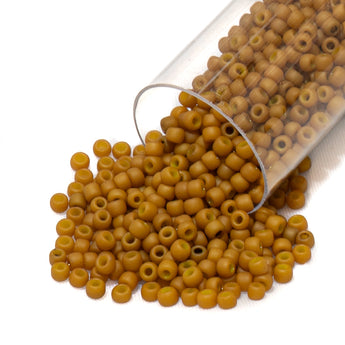 TOHO Glass 11/0 Seed Beads in Mustard Gold