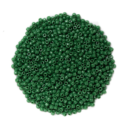 TOHO Glass 11/0 Seed Beads in Pine Green