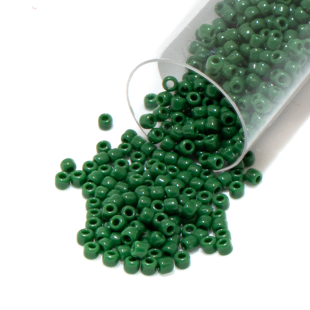 TOHO Glass 11/0 Seed Beads in Pine Green