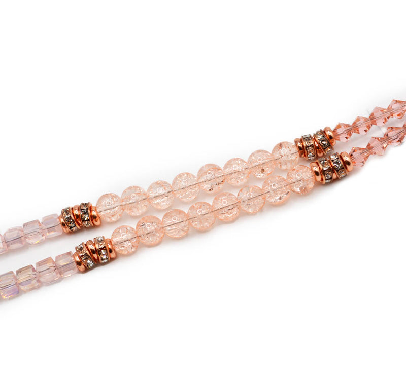 Designed By Me Trio Bead Strand in Pink