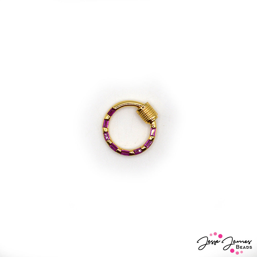 Twist & Lock Clasp in Bubblegum Pink