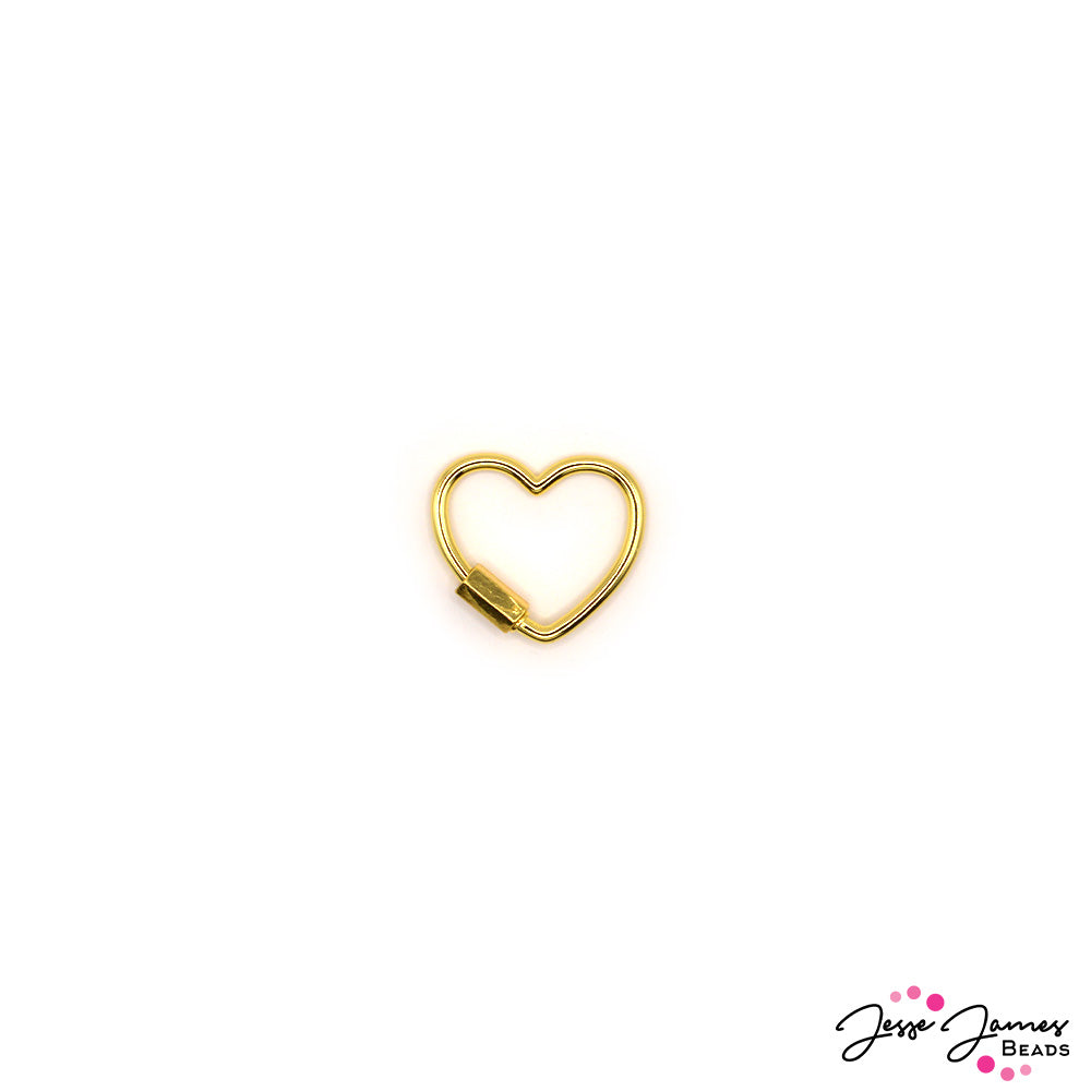 Twist n Lock Clasp in Golden Heart