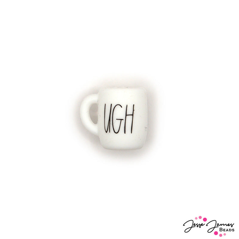 UGH... Coffee Mug Silicone Focal Bead