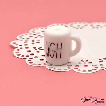 UGH... Coffee Mug Silicone Focal Bead