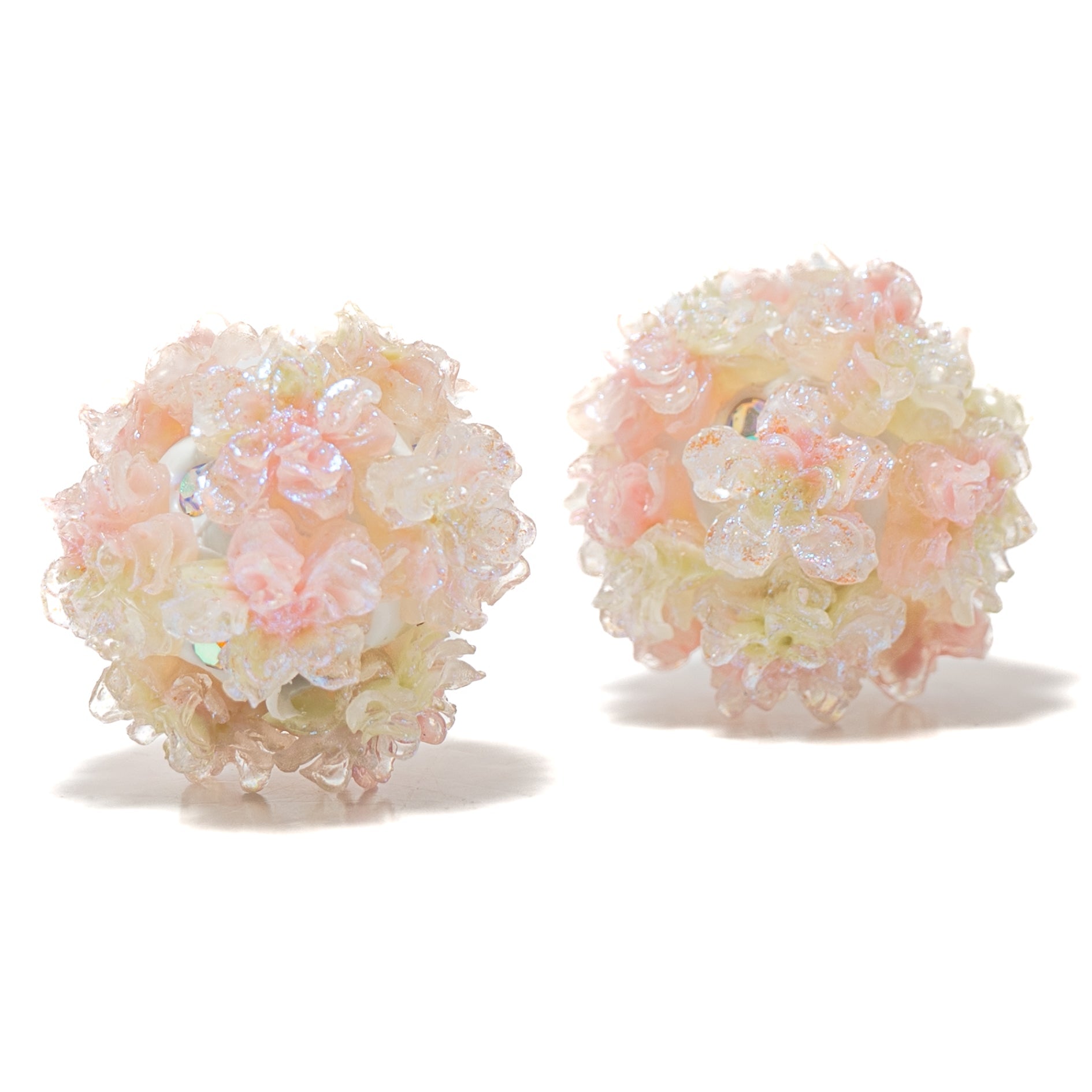 Vintage Garden Boho Bead Pair in Crystal Empire