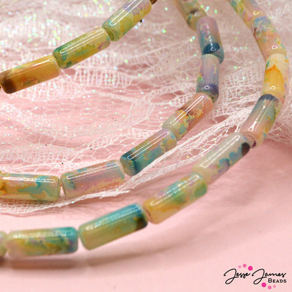 Watercolor Wonder Single-Style Glass Beads