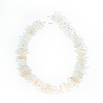 Crystal Quartz Icicles Bead Strand