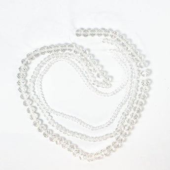 Glass Crystal Rondelle Strand Trio