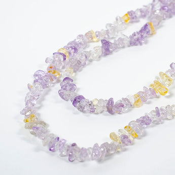 Amethyst Citrine Natural Stone Chip Strand