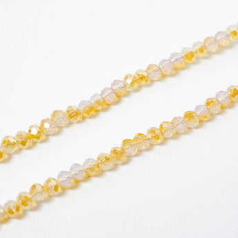 Creamy Orange Glass Bead Strand