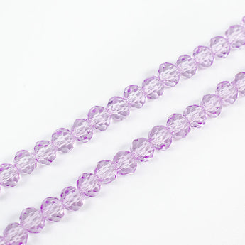 Violet Glass Bead Strand