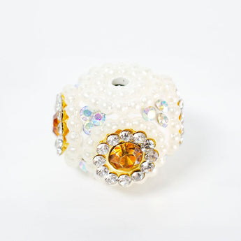 Boho Bead Pair in Winter Ball