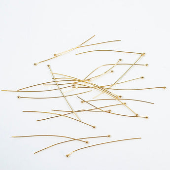 Gold Ball Headpins