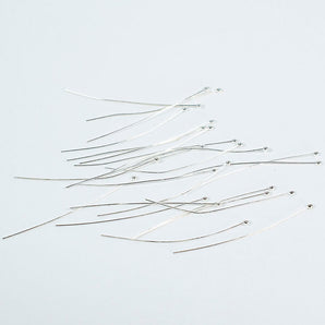 Silver Ball Headpins