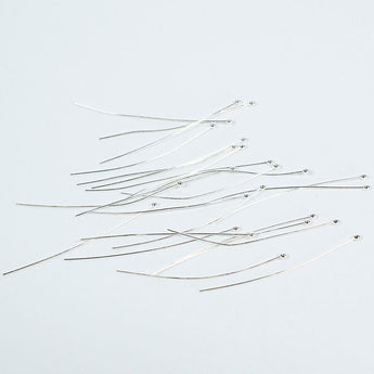 Silver Ball Headpins