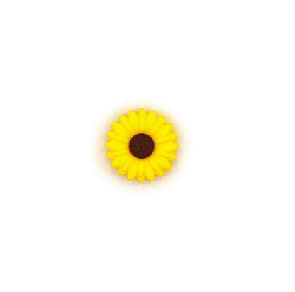 Yellow Daisy Silicone Focal Bead