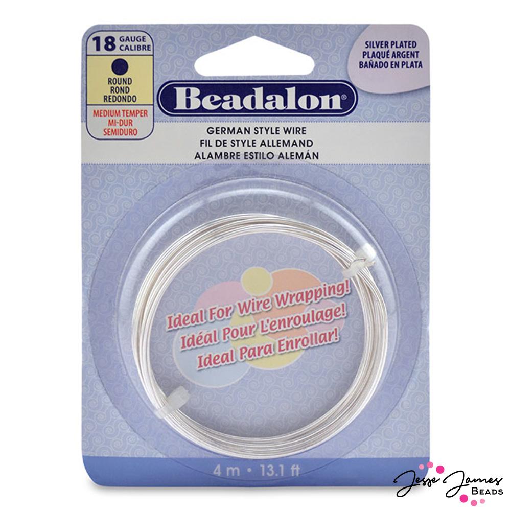 Beadalon 19-Strand Wire in Bright Silver - Jesse James Beads