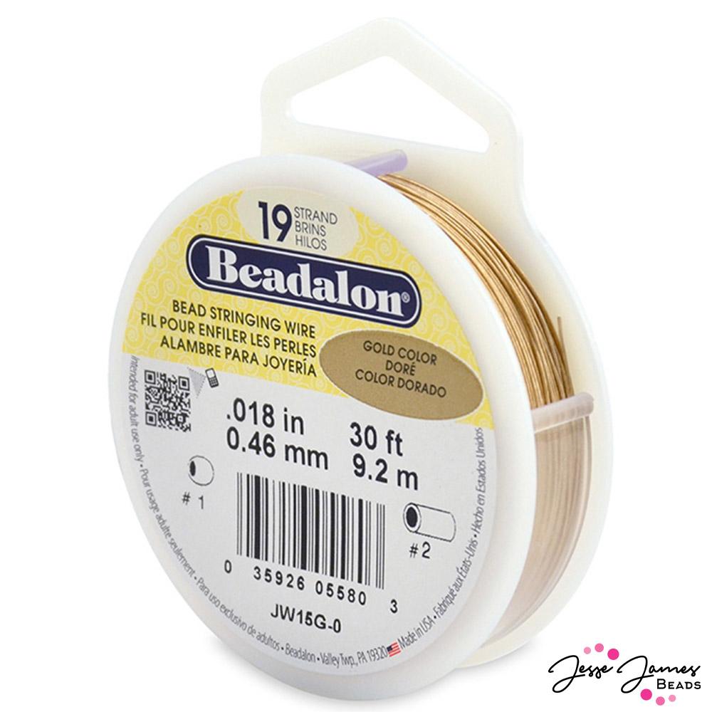 Beadalon 19-Strand Wire in Gold