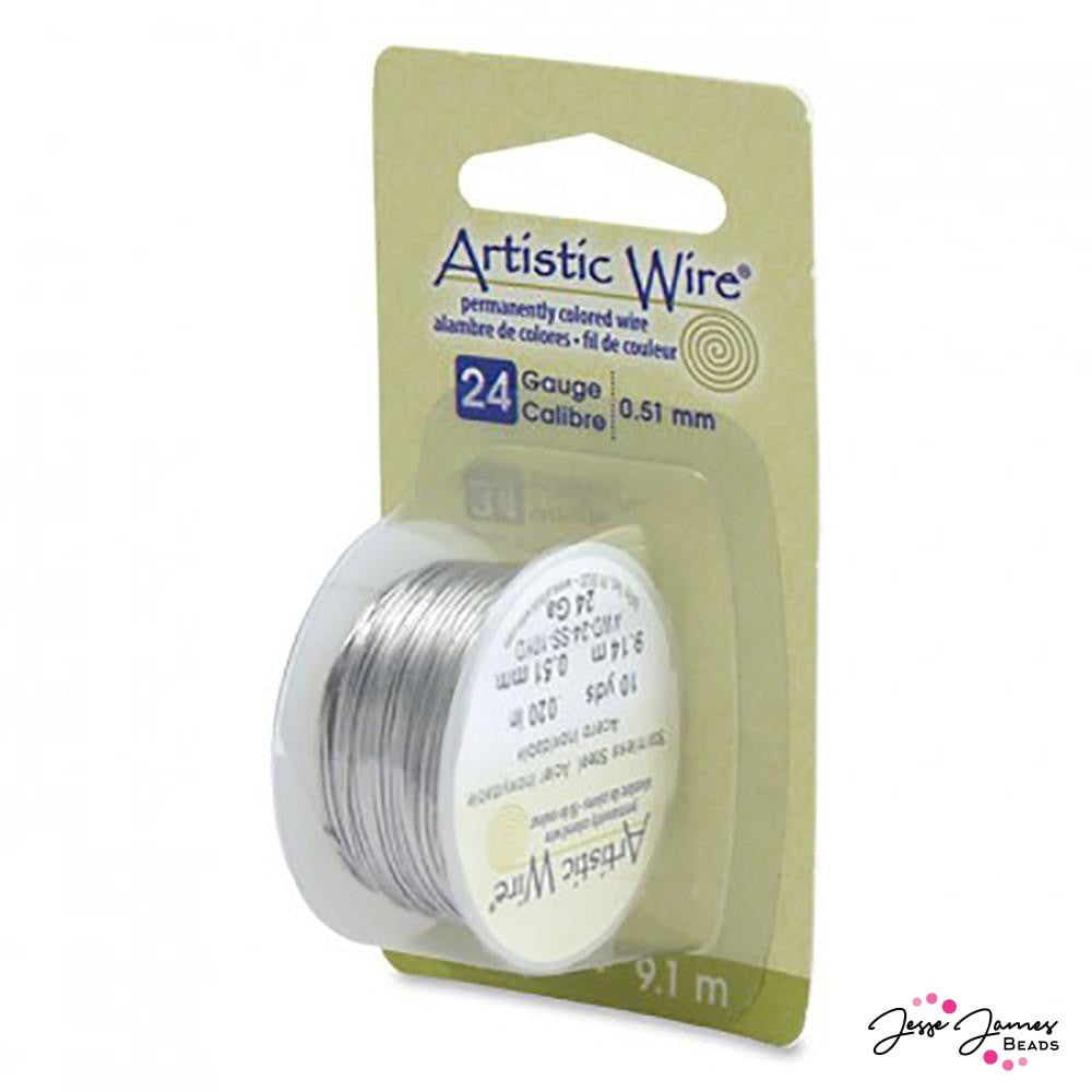 Artistic Wire in Stainless Steel 24 g