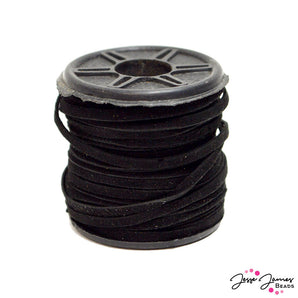 2MM Flat Suede in Black