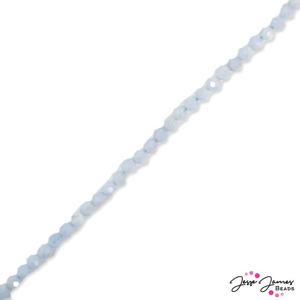 4mm Stone Bead Strand in Sky Amazonite