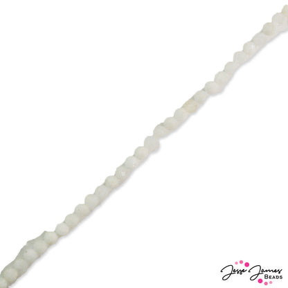 4mm Stone Bead Strand in Moonstone