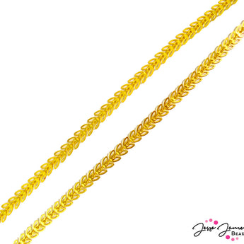 Mother Nature Gold Leaf Chain