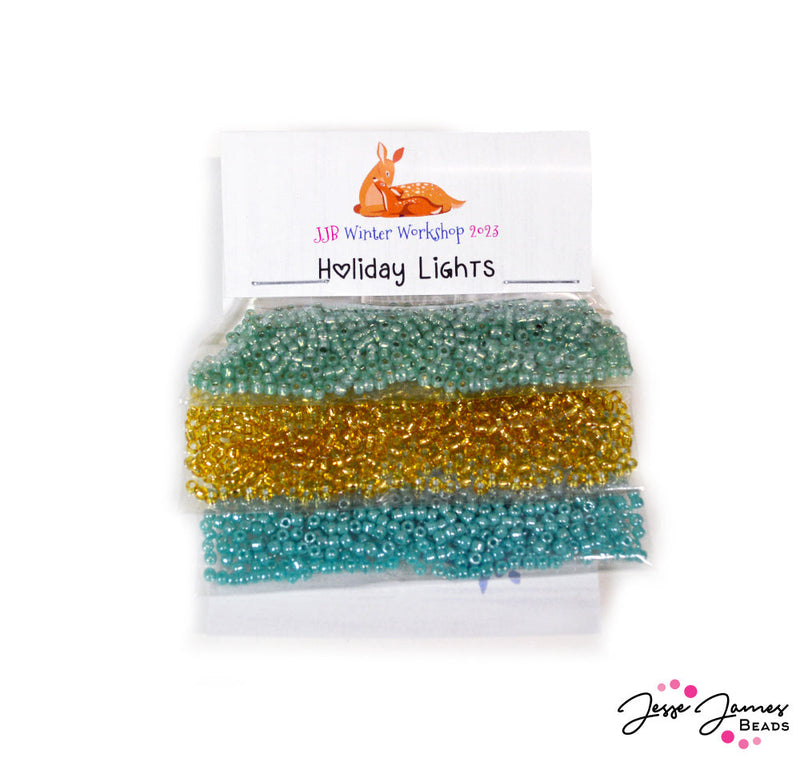 Winter Workshop 2023 Holiday Lights Seed Bead Mix
