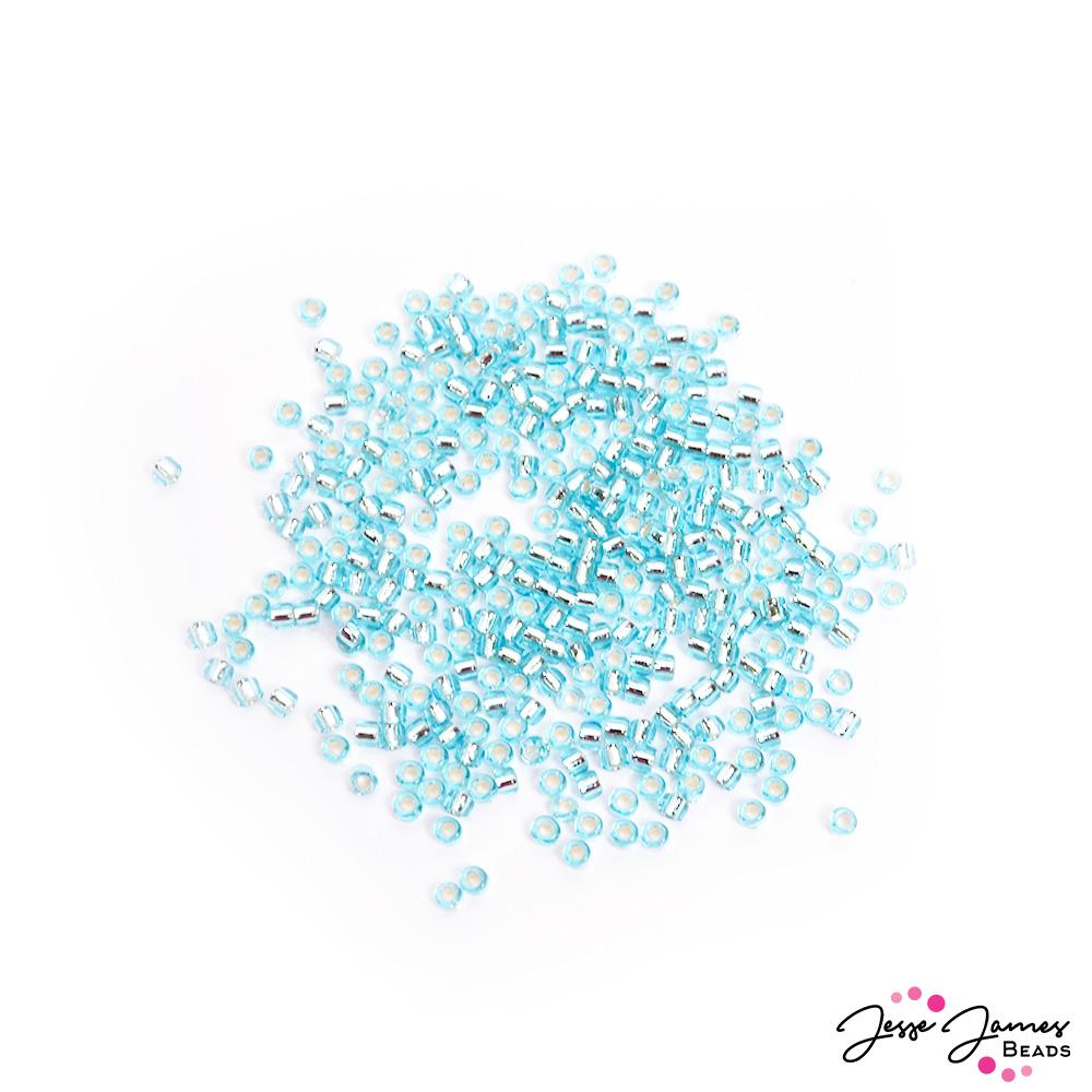 6/0 Frosty Blue Seed Bead Mix