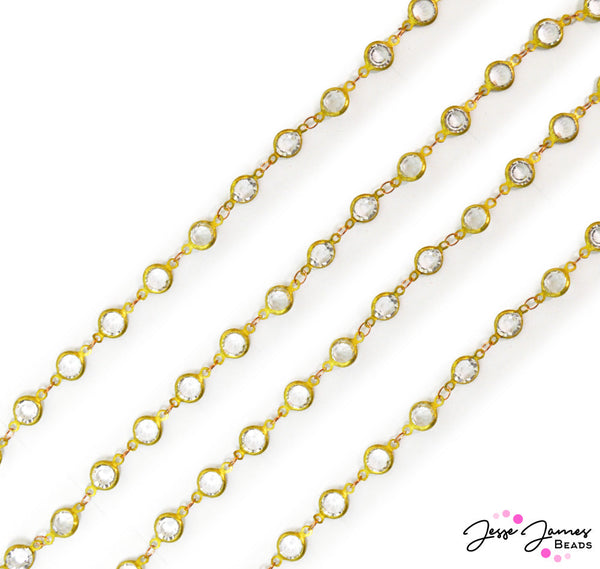 Rhinestone Chain in Queen's Ransom - Jesse James Beads