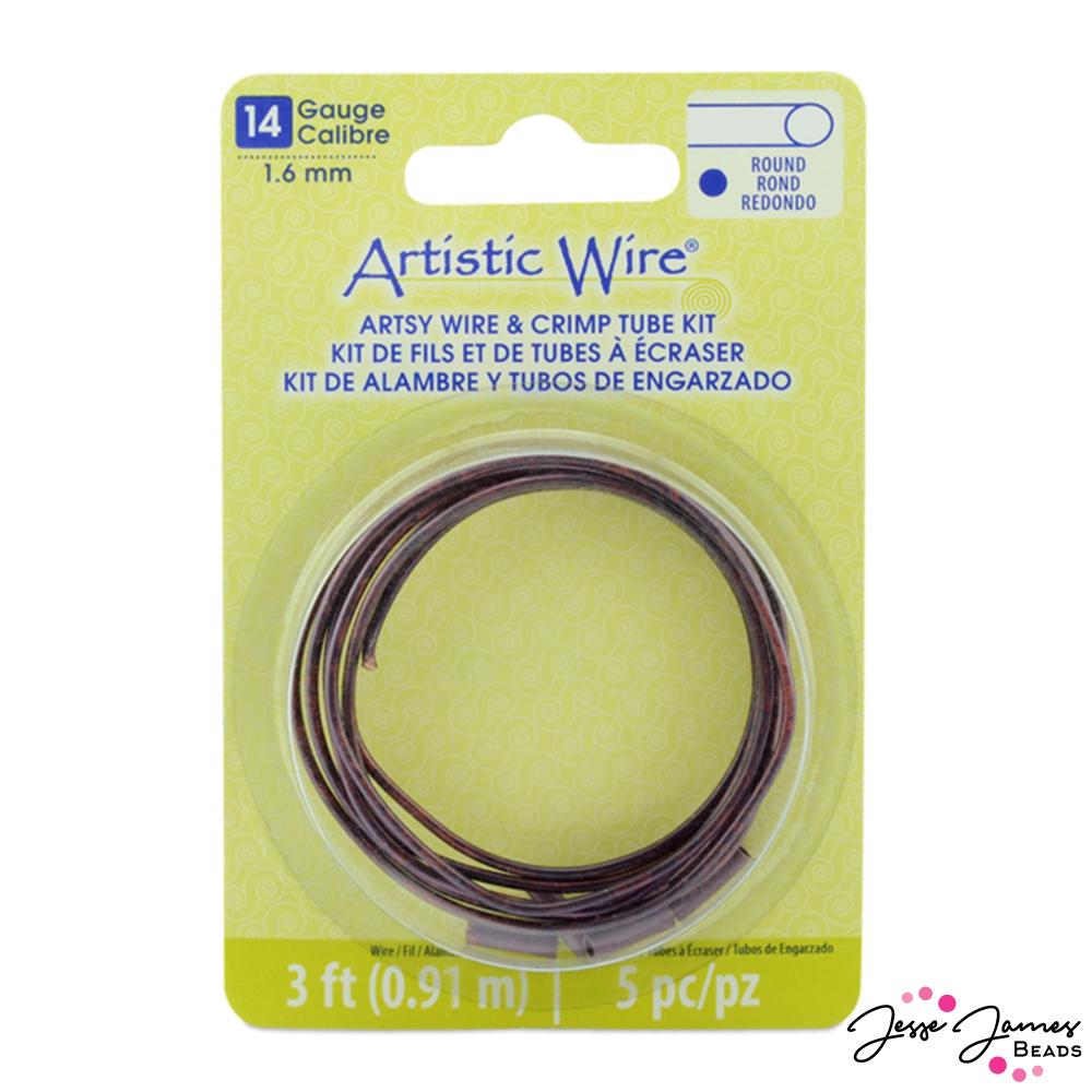 Artistic Wire 14 Gauge Burgundy