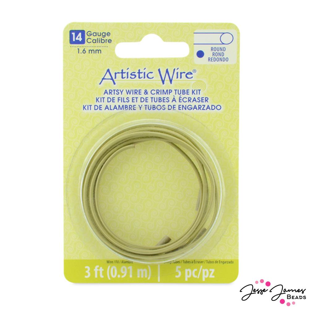 Artistic Wire 14 Gauge Olive Green
